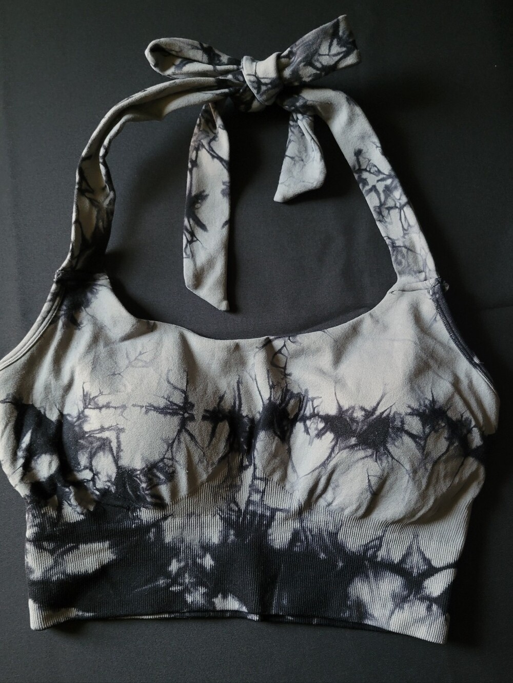 Halter Tie Sports Bra Size M